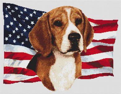 Patriotic Beagle